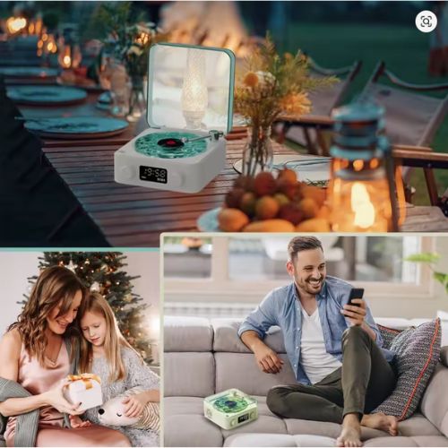 Retro Turntable Speaker